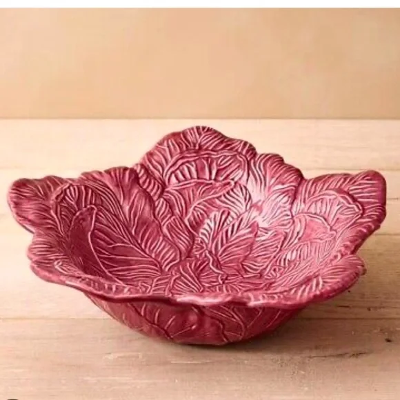 NWT John Derian For Target 12.25"x12.75" Cabbage Stoneware Serving Bowl Purple - Picture 9 of 9